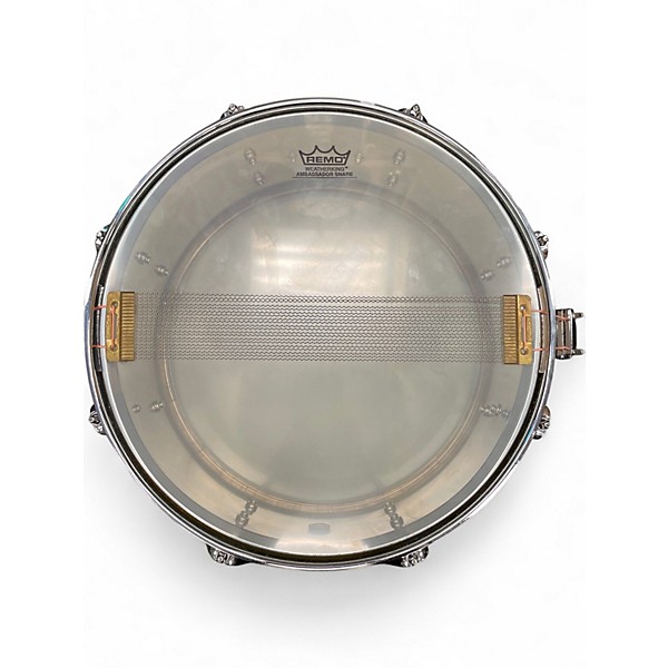 Used Pork Pie 13X6 Little Squealer Snare Chrome Drum