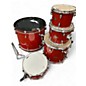Used SPL 5 Piece VELOCITY 5 PIECE Red Drum Kit