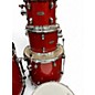 Used SPL 5 Piece VELOCITY 5 PIECE Red Drum Kit