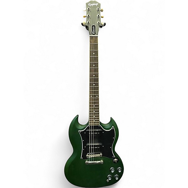 Used Epiphone Classic SG Green Solid Body Electric Guitar