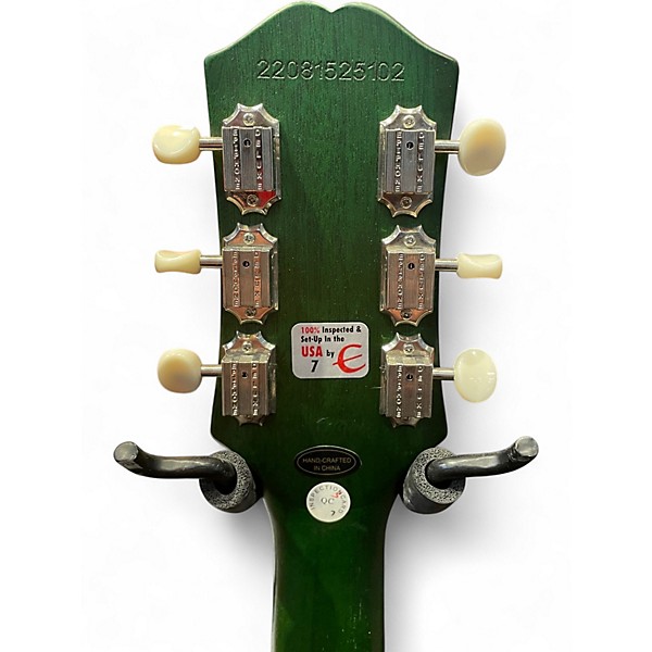 Used Epiphone Classic SG Green Solid Body Electric Guitar