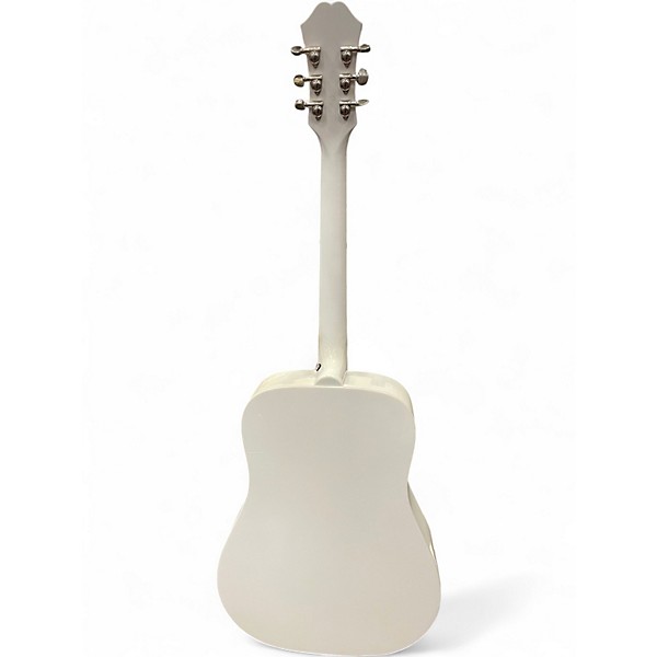 Used Epiphone Dove Pro Alpine White Acoustic Electric Guitar