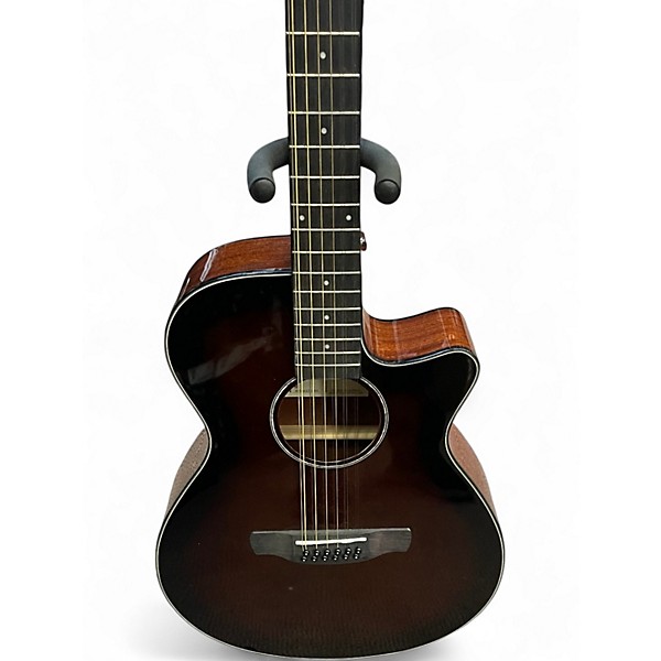 Used Ibanez AEG5012-DVH Tobacco Burst 12 String Acoustic Electric Guitar