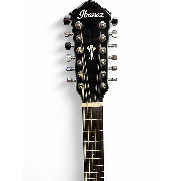 Used Ibanez AEG5012-DVH Tobacco Burst 12 String Acoustic Electric Guitar