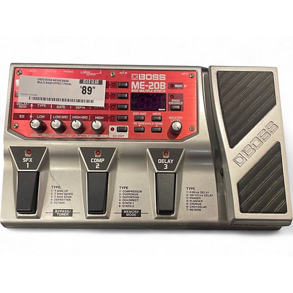 Used BOSS ME20B Bass Multi Bass Effect Pedal