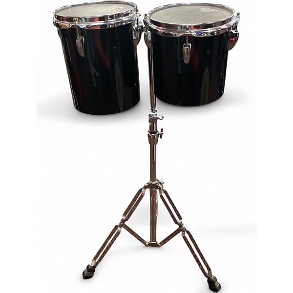 Used Miscellaneous 8in OCTOBON PAIR 8X10 AND 8X8WITH STAND Black Drum