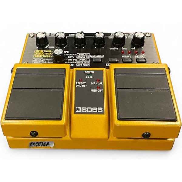 Used BOSS OD20 Overdrive Distortion Effect Pedal