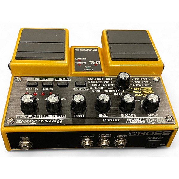 Used BOSS OD20 Overdrive Distortion Effect Pedal