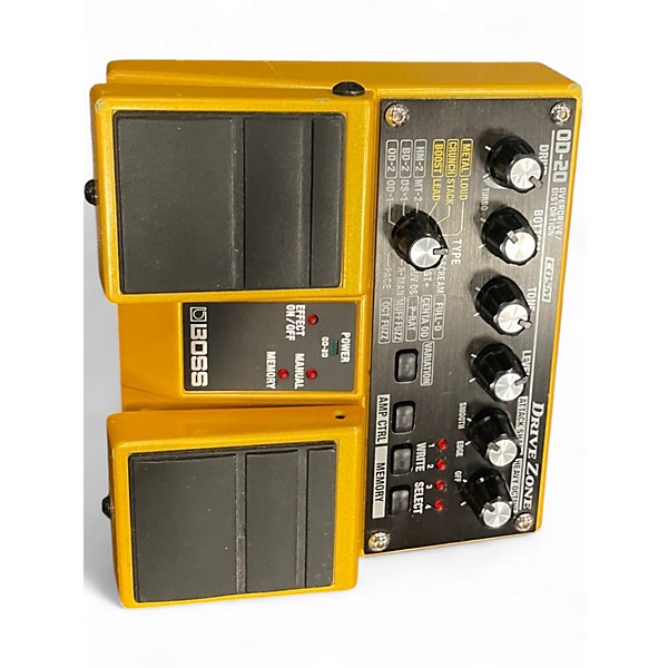 Used BOSS OD20 Overdrive Distortion Effect Pedal