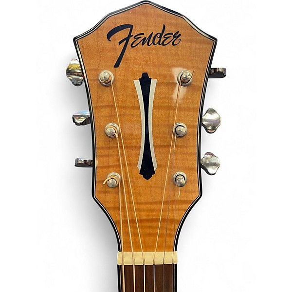 Used Fender FA345CE Auditorium Natural Acoustic Electric Guitar