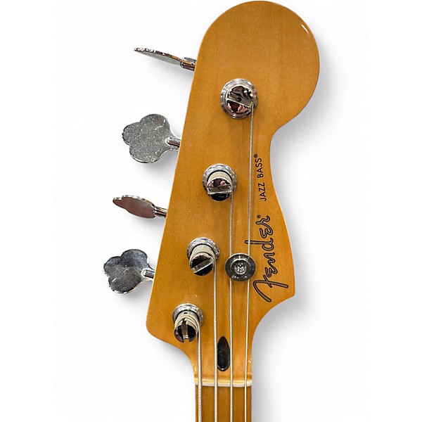 Used Fender Limited Edition Player II Jazz Bass Plus Top Blue Burst Electric Bass Guitar