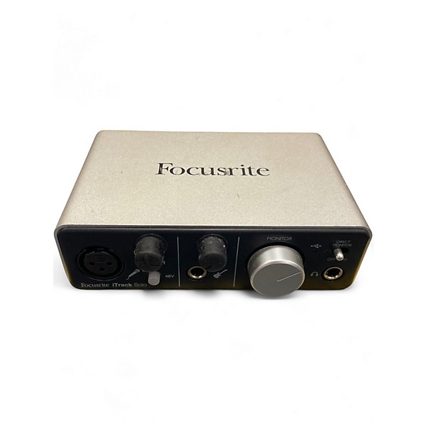 Used Focusrite iTrack Solo Audio Interface