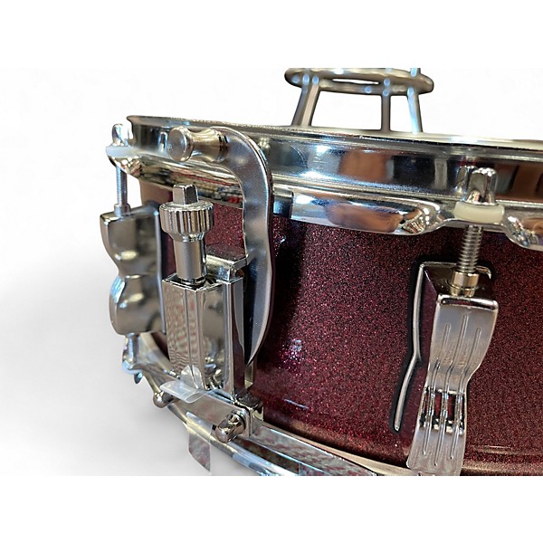 Used Ludwig 14X5 Breakbeats By Questlove Snare Metallic Red Drum