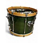 Used 1990s Pearl 5 Piece Export Trans Green Drum Kit