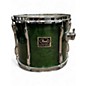 Used 1990s Pearl 5 Piece Export Trans Green Drum Kit