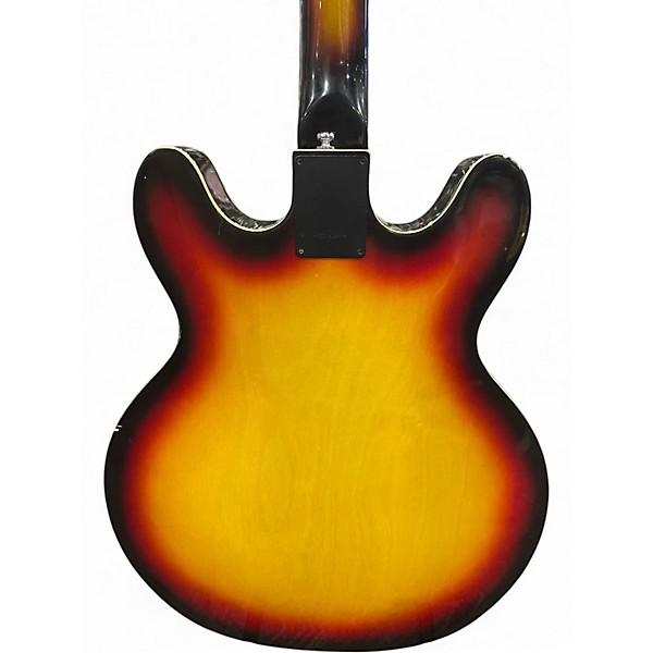 Vintage 1982 Greco SA-550 3 Color Sunburst Hollow Body Electric Guitar