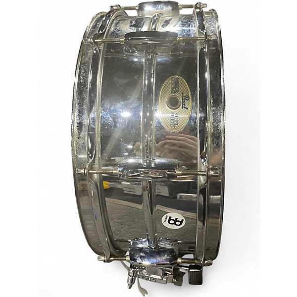 Used Pearl 14.25in MIRROR STEEL Chrome Drum