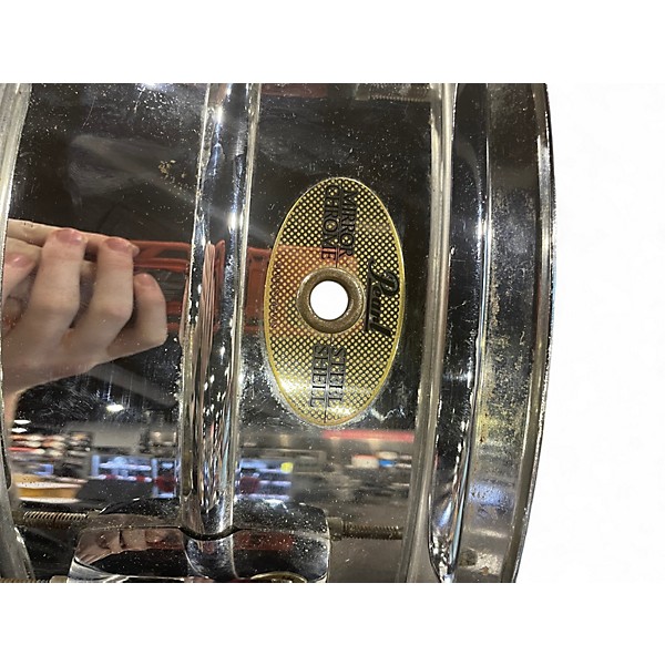 Used Pearl 14.25in MIRROR STEEL Chrome Drum
