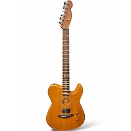 Used Fender Acoustasonic Standard Telecaster Natural Acoustic Electric Guitar