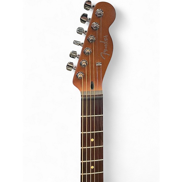 Used Fender Acoustasonic Standard Telecaster Natural Acoustic Electric Guitar