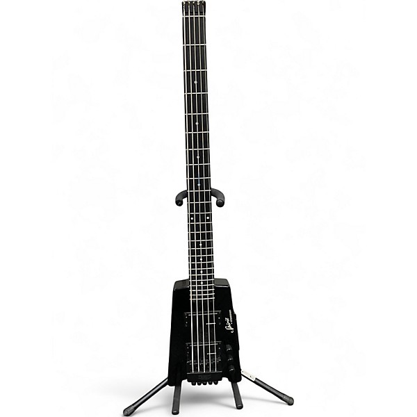 Used Steinberger XT25 Spirit 5 String Black Electric Bass Guitar
