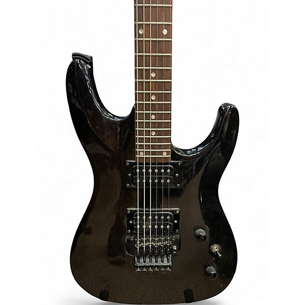Used Dean Vendetta 1000 Floyd Rose Black Solid Body Electric Guitar