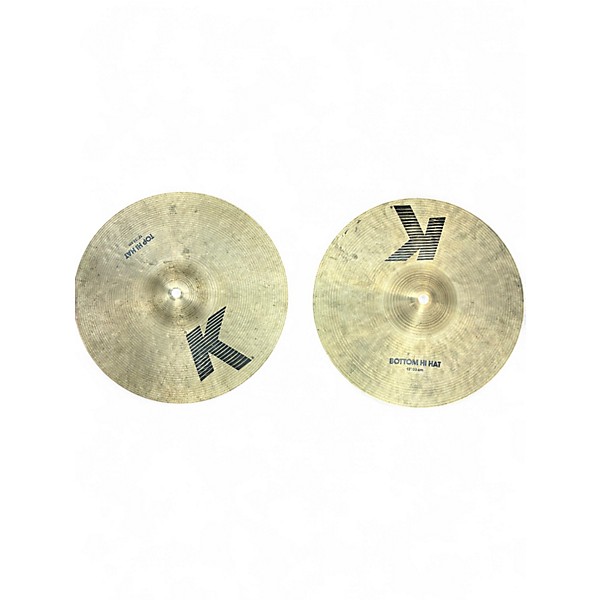 Used Zildjian 13in K Hi Hat Pair Cymbal