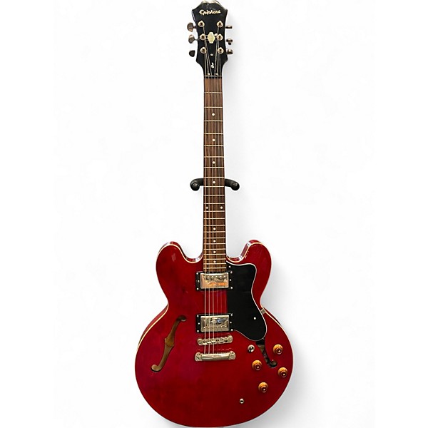 Used 2010 Epiphone Dot Cherry Hollow Body Electric Guitar