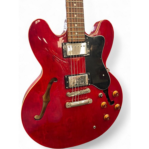 Used 2010 Epiphone Dot Cherry Hollow Body Electric Guitar