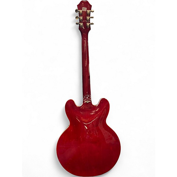 Used 2010 Epiphone Dot Cherry Hollow Body Electric Guitar