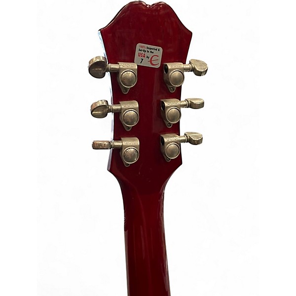 Used 2010 Epiphone Dot Cherry Hollow Body Electric Guitar