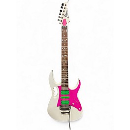 Used Ibanez JEMJR Alpine White Solid Body Electric Guitar