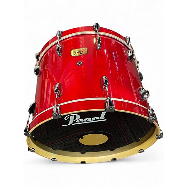 Used Pearl 4 Piece Session Studio Classic Red Drum Kit