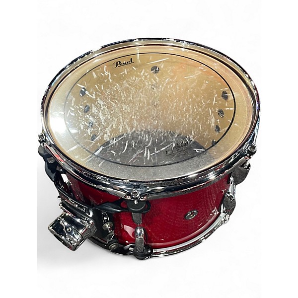 Used Pearl 4 Piece Session Studio Classic Red Drum Kit