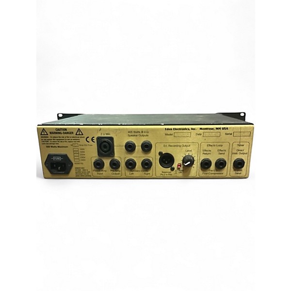 Used Eden WT-405 Bass Amp Head