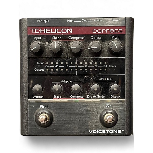 Used TC Helicon VoiceTone Correct Vocal Processor