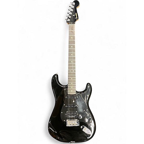 Used Fender Limited Edition Player Stratocaster HSS Black Solid Body Electric Guitar