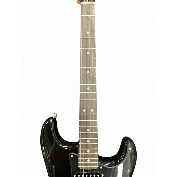 Used Fender Limited Edition Player Stratocaster HSS Black Solid Body Electric Guitar