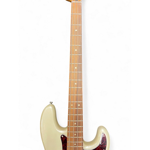 Used Fender Player Plus Active Precision Bass Olympic Pearl Electric Bass Guitar