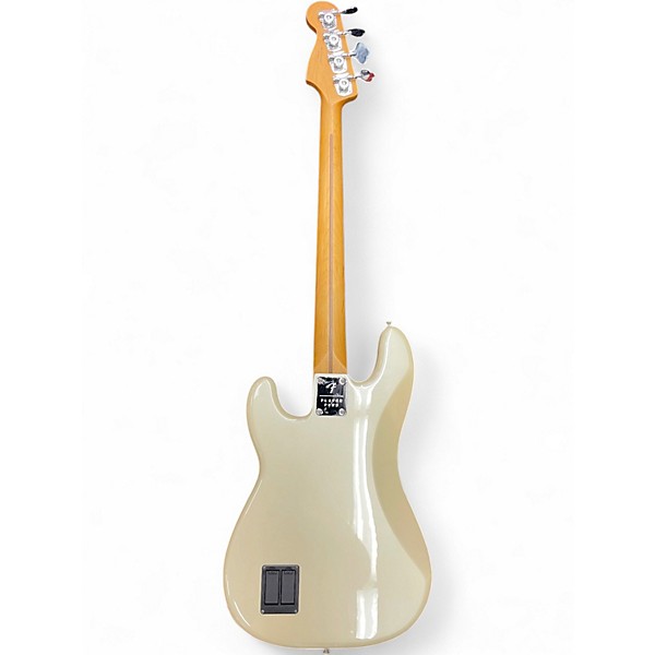 Used Fender Player Plus Active Precision Bass Olympic Pearl Electric Bass Guitar