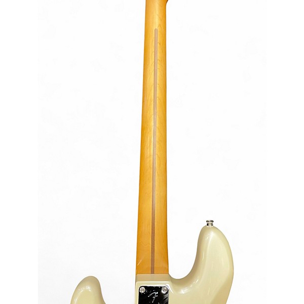 Used Fender Player Plus Active Precision Bass Olympic Pearl Electric Bass Guitar