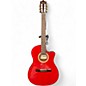 Used Ibanez GA35TCE-SRR Candy Apple Red Acoustic Guitar thumbnail