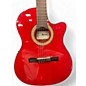 Used Ibanez GA35TCE-SRR Candy Apple Red Acoustic Guitar