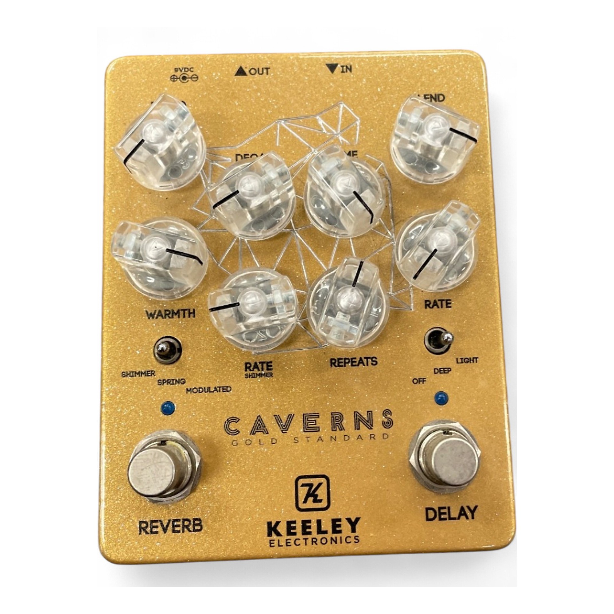 Used Keeley Caverns Gold Standard Effect Pedal | Guitar Center