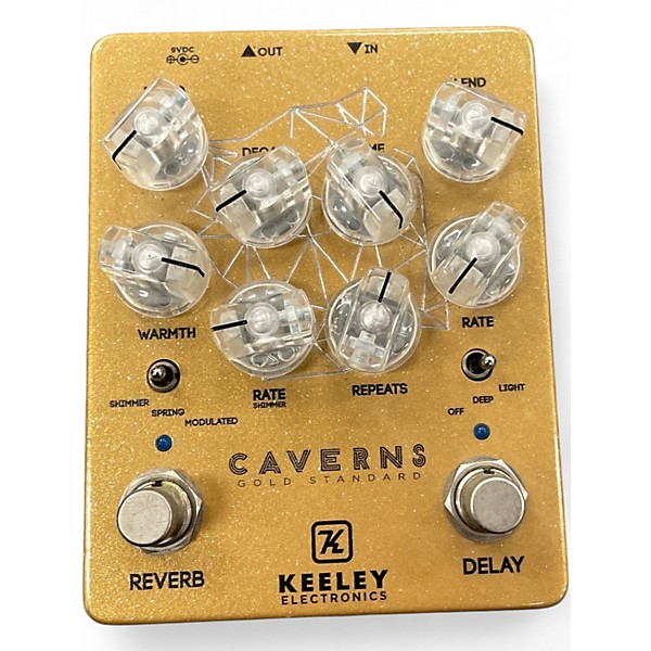 Used Keeley Caverns Gold Standard Effect Pedal