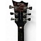 Used ESP EC1000 Deluxe Trans Black Solid Body Electric Guitar