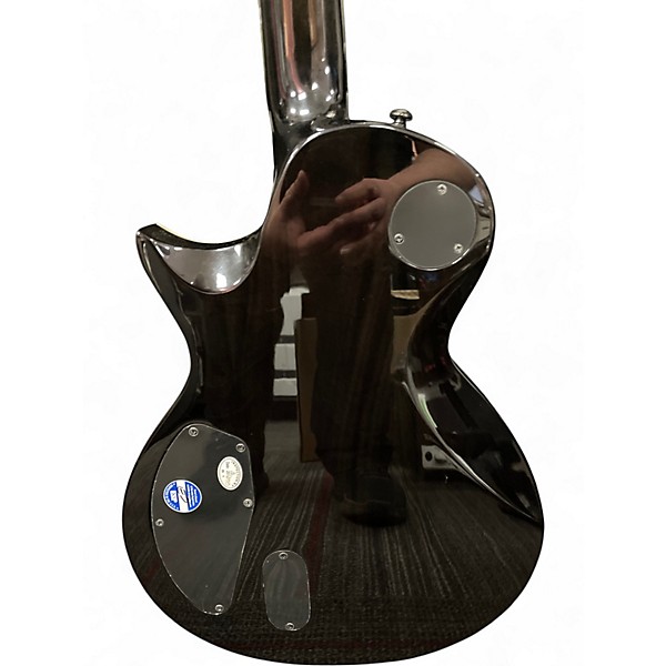 Used ESP EC1000 Deluxe Trans Black Solid Body Electric Guitar