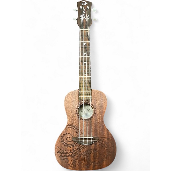 Used Luna UKE TC MAH Mahogany Ukulele