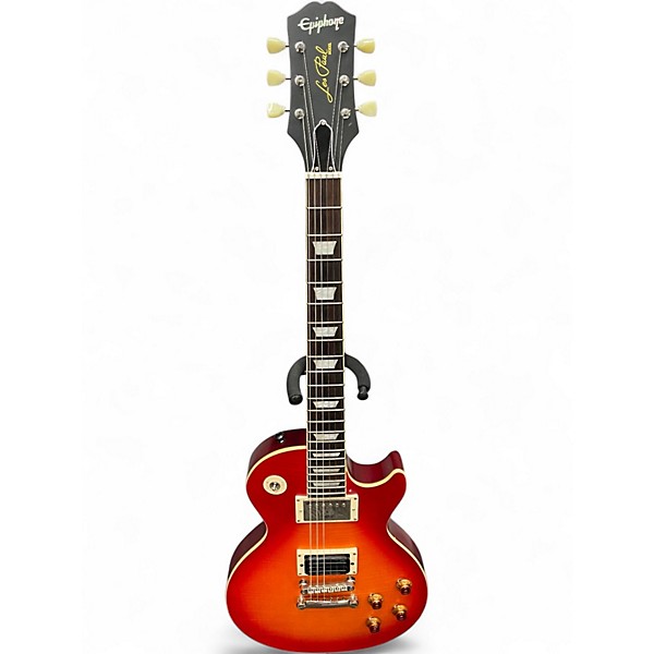 Used Epiphone 1959 Les Paul Standard Outfit Dark Cherry Burst Solid Body Electric Guitar