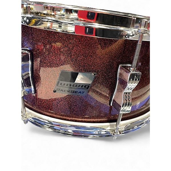 Used Ludwig 6.5X14 Backbeat Snare Red Drum
